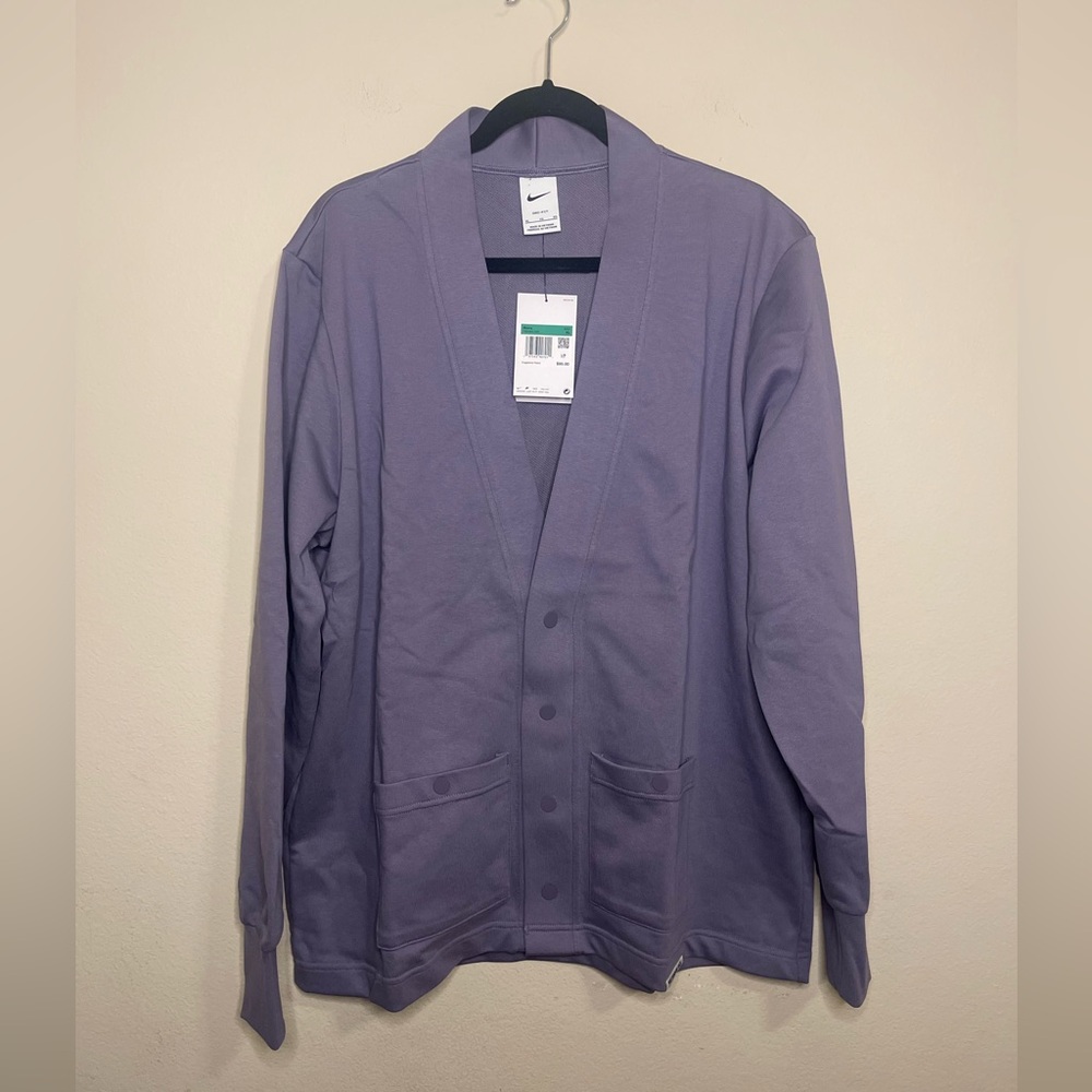Nike Dri-FIT Standard Issue Men's Golf Cardigan Button Down